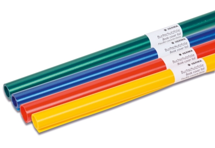 Varios protectores de libros de colores