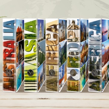 Carpeta de motivos Globetrotter de la foto grupal