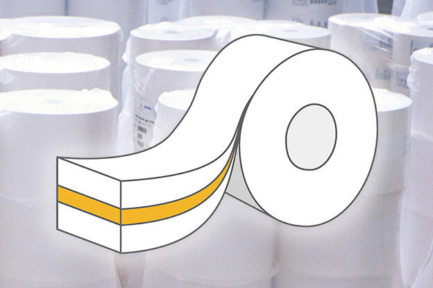 Haftmaterial Rolle Klebstoff