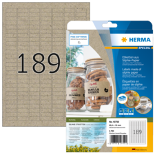 HERMA SPECIAL A4 Etiquetas de archivador papel de silfio