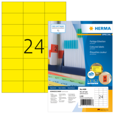 HERMA SPECIAL A4 Etiquetas de colores