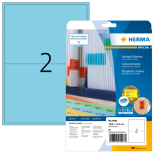Bunte Etikettenpackung mit der Nummer 2, inklusive Softwarehinweis und Produktdetails auf der Rückseite.