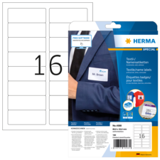 HERMA SPECIAL A4 Etiquetas nominativas/textiles
