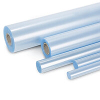 Funda de libro transparente en diferentes tamaños una al lado de la otra.