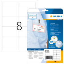 HERMA SPECIAL A4 Tarjetas nominativas insertables