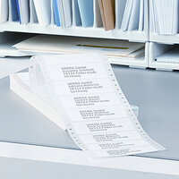 Etiquetas de computadora impresas sin fin