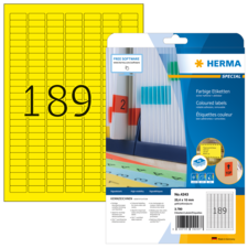 HERMA SPECIAL A4 Etiquetas de colores