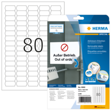 HERMA SPECIAL A4 Etiquetas despegables
