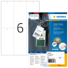 HERMA SPECIAL A4 Etiquetas colgantes robustas