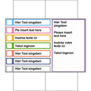 Checklist coloured cross