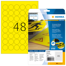 HERMA SPECIAL A4/A3 Etiquetas lámina amarillo