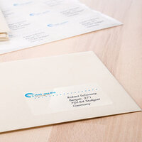 Etiqueta de dirección en el sobre