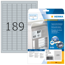 HERMA SPECIAL A4 Etiquetas placa de características